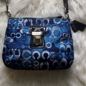 Blue Coach Crossbody
